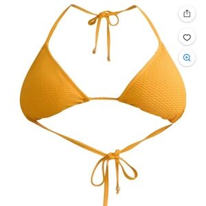 Orange Bikini Top